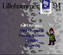 Winter Olympics: Lillehammer '94 screenshot 3 for Super Nintendo